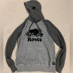 Roots salt and pepper pullover hoodie